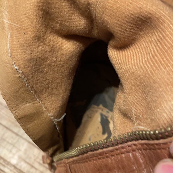 Franco Sarto Leather wedge tall boots - Picture 7 of 7